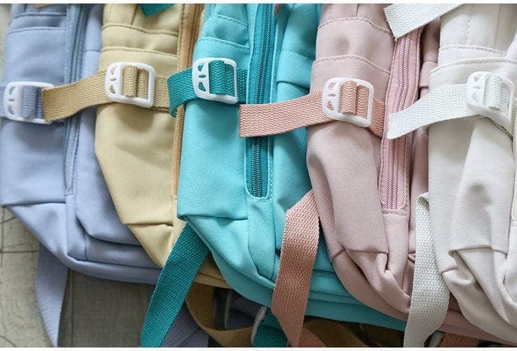KUMA Stationery & Crafts  Stationery Casual Waterproof Nylon Backpack - with cute sheep pedant 🐑