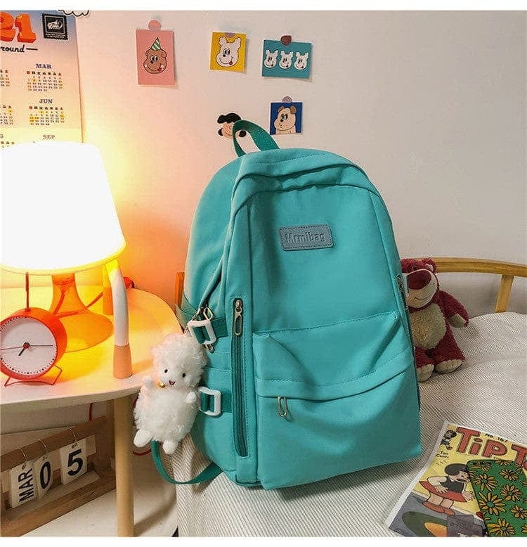 KUMA Stationery & Crafts  Stationery Casual Waterproof Nylon Backpack - with cute sheep pedant 🐑