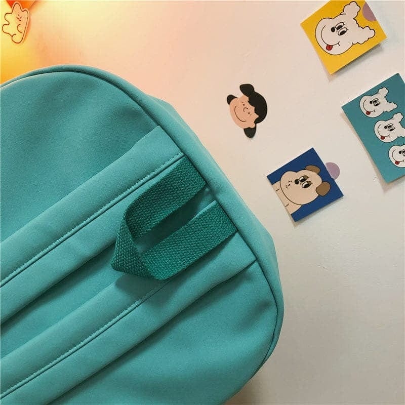 KUMA Stationery & Crafts  Stationery Casual Waterproof Nylon Backpack - with cute sheep pedant 🐑