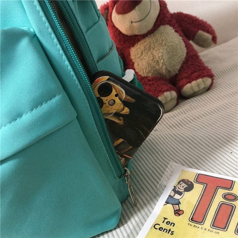 KUMA Stationery & Crafts  Stationery Casual Waterproof Nylon Backpack - with cute sheep pedant 🐑