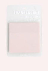 KUMA Stationery & Crafts  Stationery Pink Colored Transparent Sticky Notes!