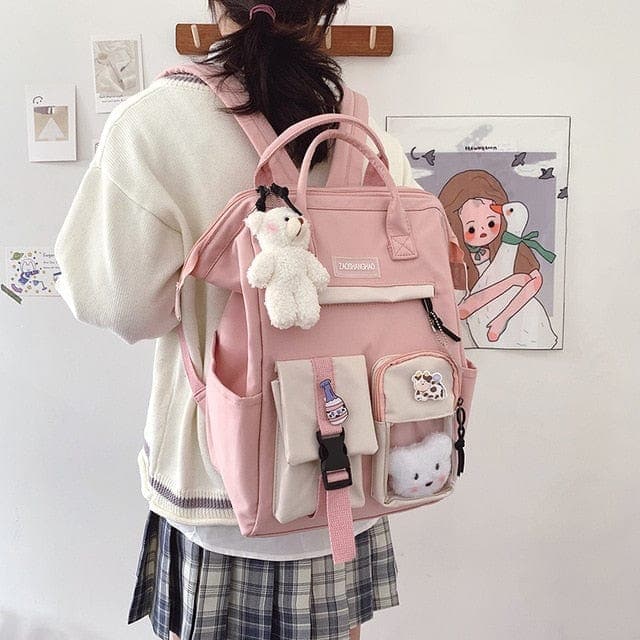KUMA Stationery & Crafts  Stationery Pink Cute Backpack with accessories 🎒