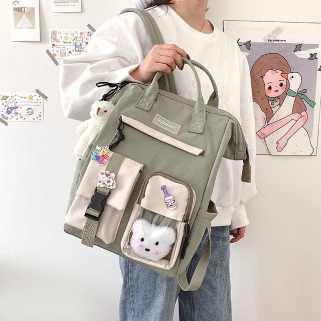 KUMA Stationery & Crafts  Stationery Green Cute Backpack with accessories 🎒