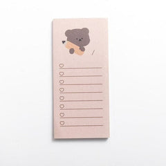 KUMA Stationery & Crafts  Stationery Check List: Heart Icons Cute Bear Memo Pads
