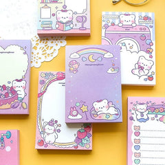 KUMA Stationery & Crafts  Stationery Cute Illustrated Memo Pad: 8 designs!