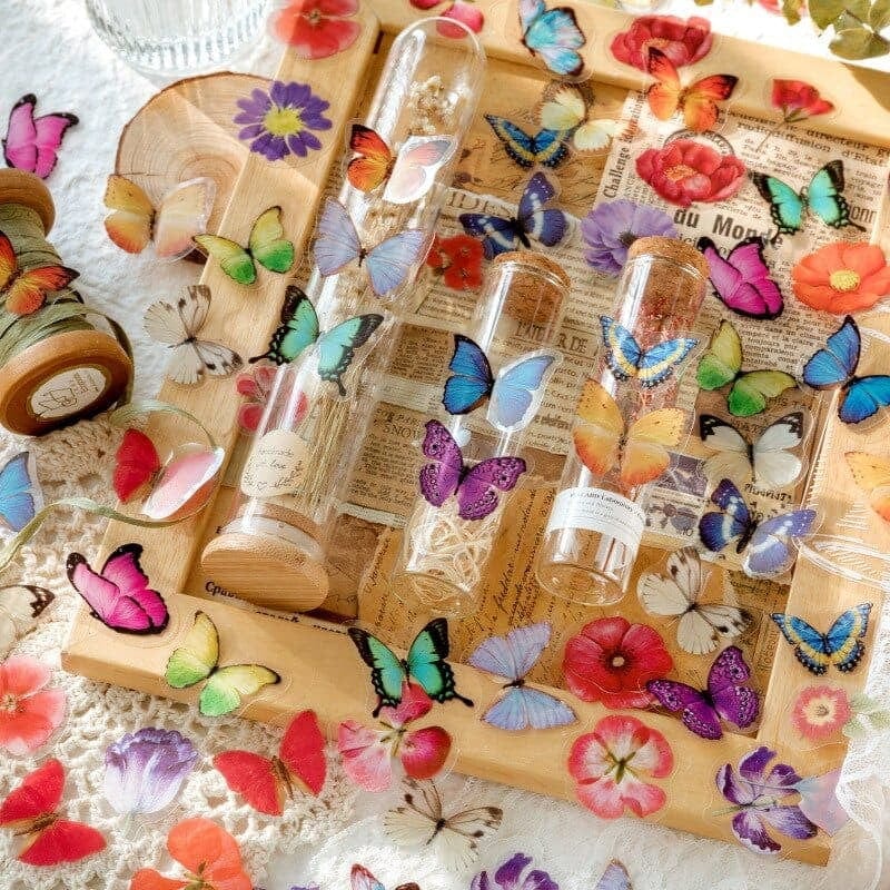 KUMA Stationery & Crafts  Stationery Flowers in a Jar sticker set (35piece)