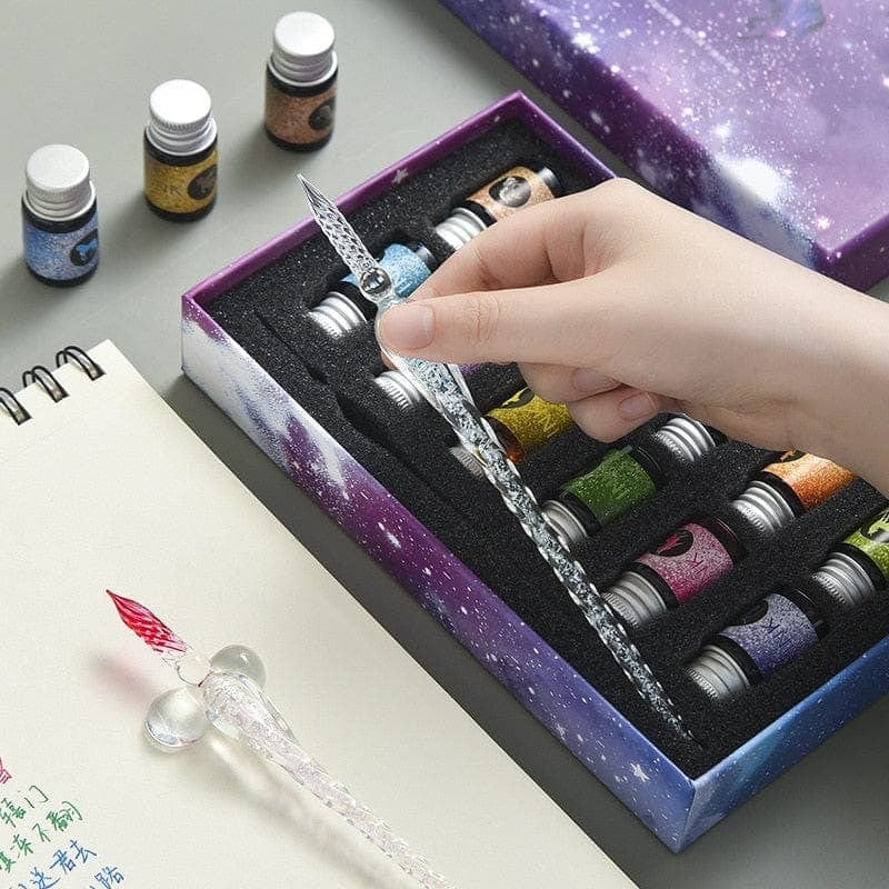 KUMA Stationery & Crafts  Stationery Glass Dip Pen Set