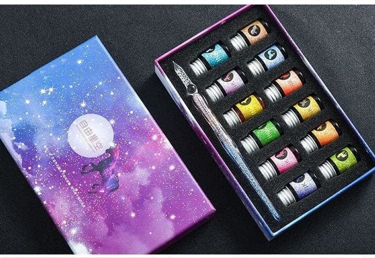KUMA Stationery & Crafts  Stationery Glass Dip Pen Set