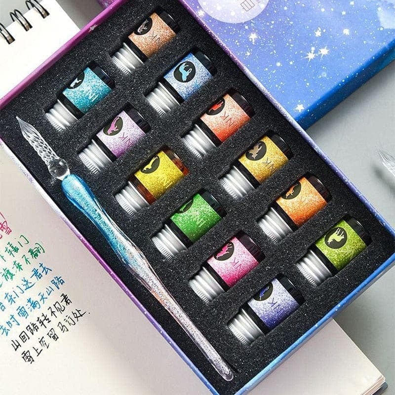 KUMA Stationery & Crafts  Stationery Glass Dip Pen Set