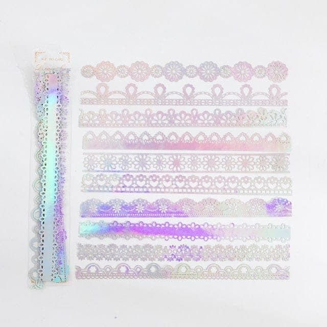 KUMA Stationery & Crafts  Stationery B Holographic Sticker Set: 8 designs to choose from!
