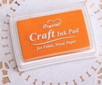 KUMA Stationery & Crafts  Stationery Orange Ink Pad: Choose from 15 Colors