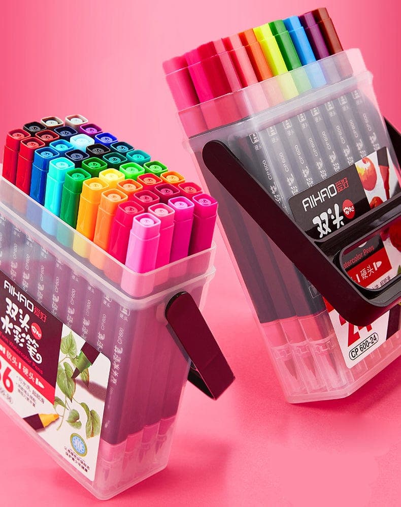 KUMA Stationery & Crafts  Stationery New Dual Brush Set - available as 12/18/24/36 colors