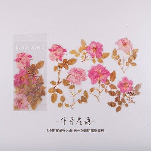 KUMA Stationery & Crafts  Stationery 1 Pretty Flower Deco Stickers