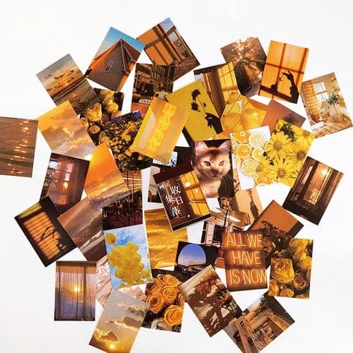 KUMA Stationery & Crafts  Stationery Orange Scenic 50 sheet Sticker Set!