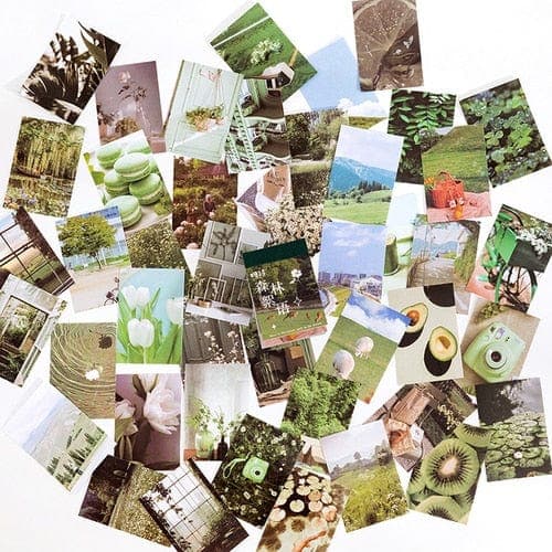 KUMA Stationery & Crafts  Stationery Green Scenic 50 sheet Sticker Set!