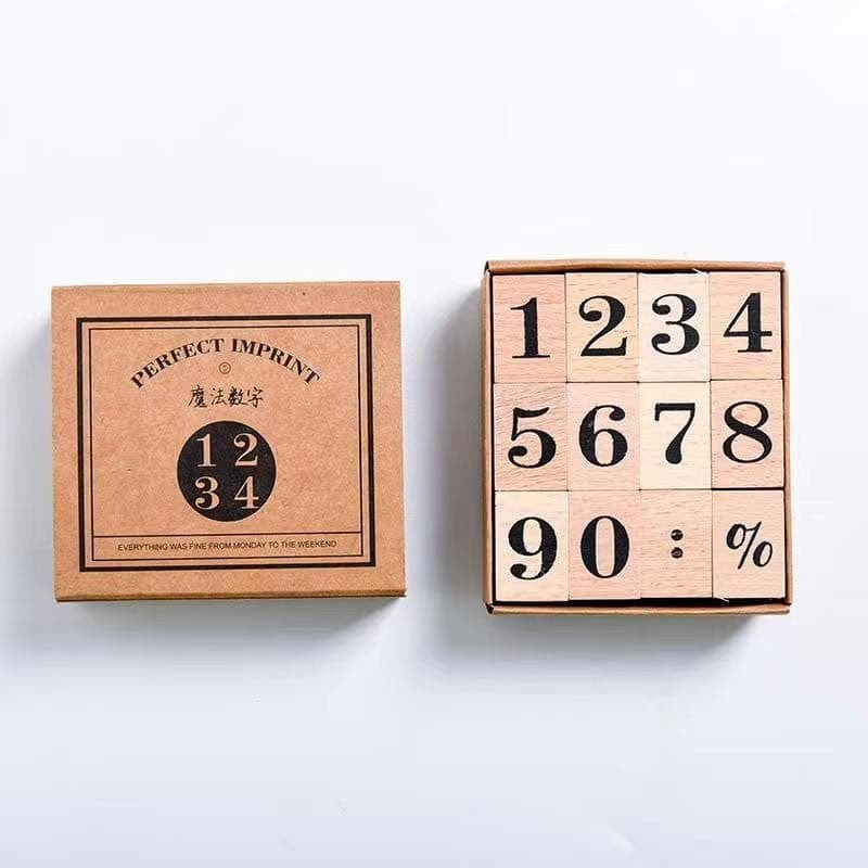 KUMA Stationery & Crafts  Stationery A Schedule Weekly/Monthly/Daily Wooden Stamps