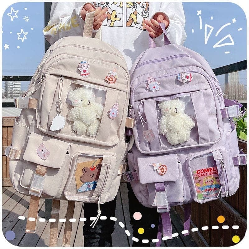 KUMA Stationery & Crafts  Stationery Teddy Bear Backpack: 4 colors to choose from