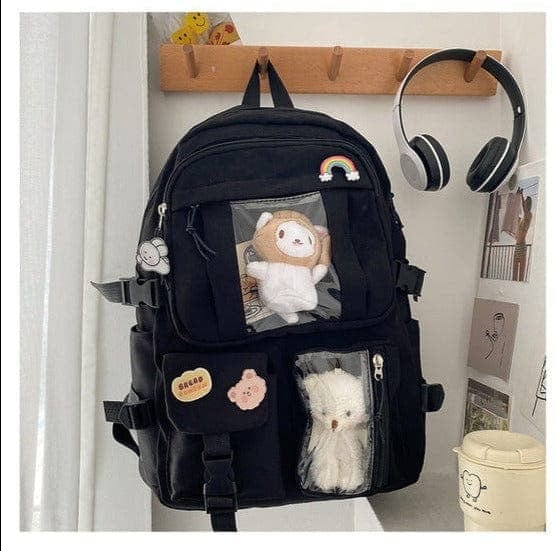 KUMA Stationery & Crafts  Stationery black Teddy Bear Backpack: 4 colors to choose from