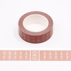 KUMA Stationery & Crafts  Stationery Time Plan Washi Tape 10m