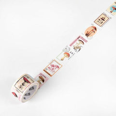 KUMA Stationery & Crafts  Stationery 2 Vintage Portrait & Botanical Stamp Washi Tape
