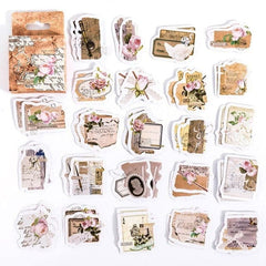 KUMA Stationery & Crafts  Stationery Vintage Roses Sticker Set (46pcs) 🌹