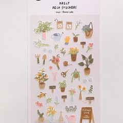 KUMA Stationery & Crafts  Suatelier Korean Stickers; Flowercafe
