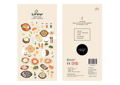 KUMA Stationery & Crafts  Suatelier Korean Stickers; Food Trip #2