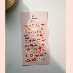 KUMA Stationery & Crafts  Suatelier Korean Stickers; Food Trip #4