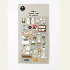 KUMA Stationery & Crafts  01 Suatelier Korean Stickers; Grandpa's Room