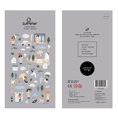KUMA Stationery & Crafts  Rainy Day Suatelier Korean Stickers; Rainy Day