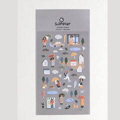 KUMA Stationery & Crafts  Rainy Day Suatelier Korean Stickers; Rainy Day