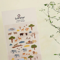 KUMA Stationery & Crafts  Suatelier Korean Stickers; Serengeti