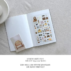 KUMA Stationery & Crafts  Suatelier Korean Stickers; Vlog Home