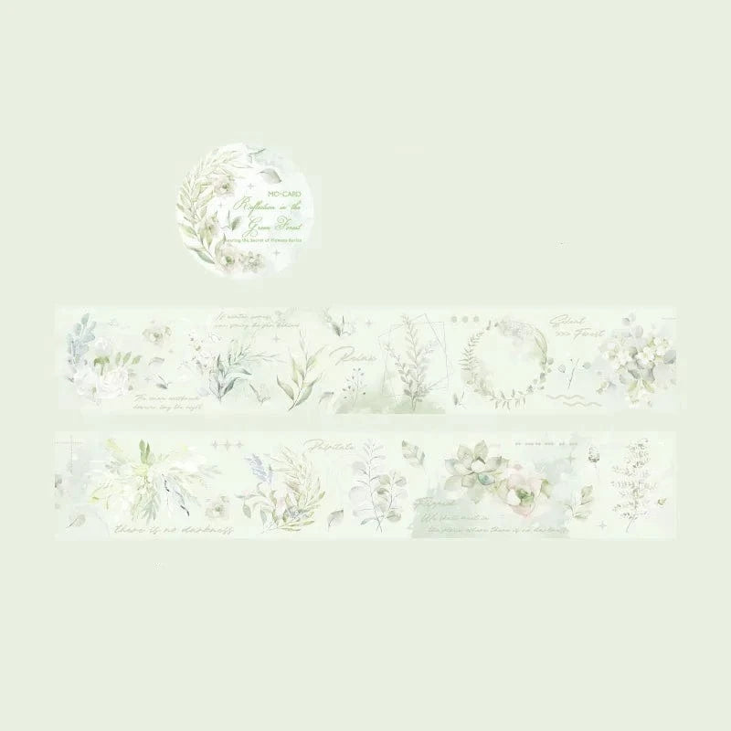 KUMA Stationery & Crafts  C Transparent Floral Washi Tape