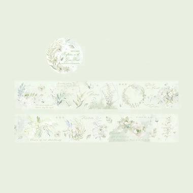 KUMA Stationery & Crafts  C Transparent Floral Washi Tape