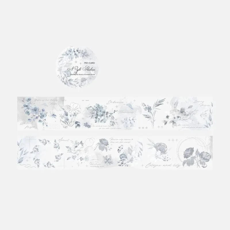 KUMA Stationery & Crafts  F Transparent Floral Washi Tape