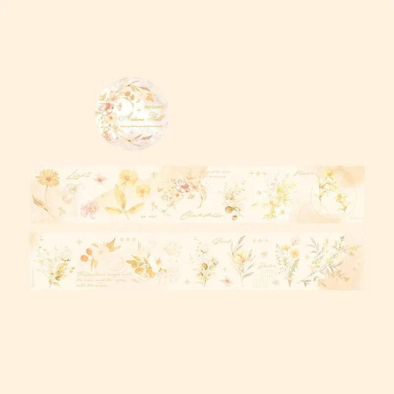 KUMA Stationery & Crafts  E Transparent Floral Washi Tape