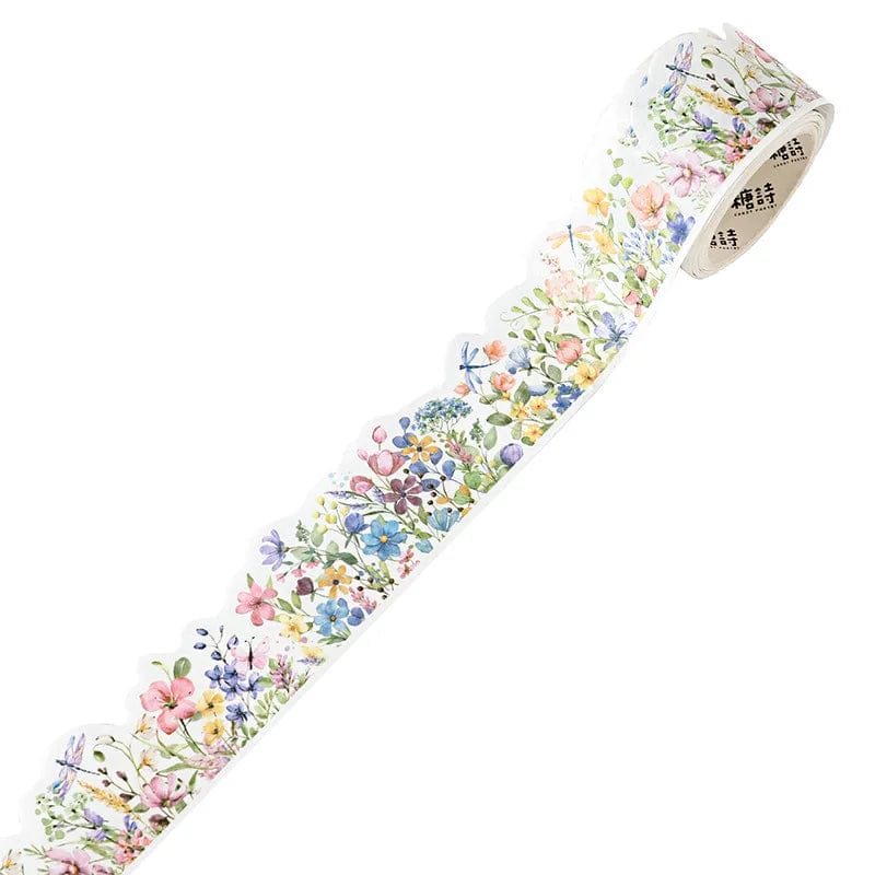 KUMA Stationery & Crafts  C Watercolor Flowers Washi Tape: 8 designs to choose from!