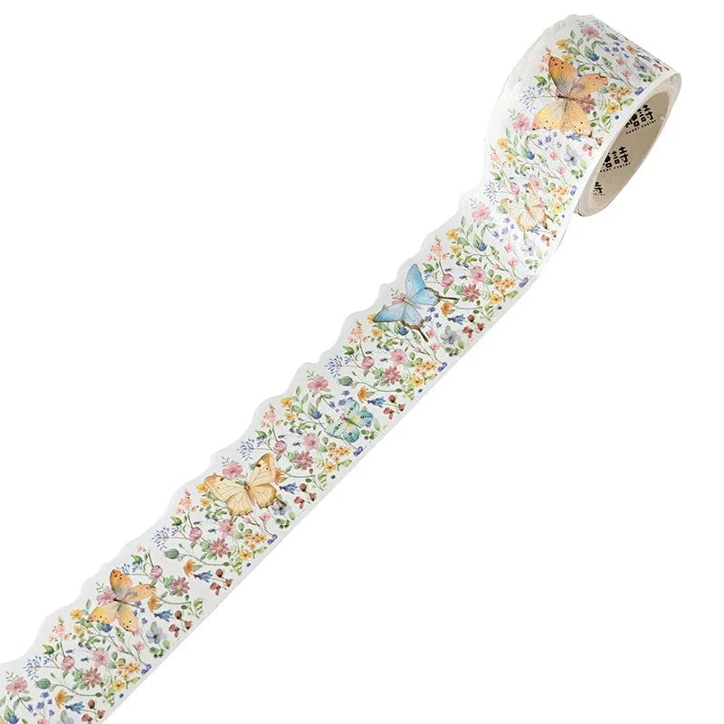 KUMA Stationery & Crafts  E Watercolor Flowers Washi Tape: 8 designs to choose from!
